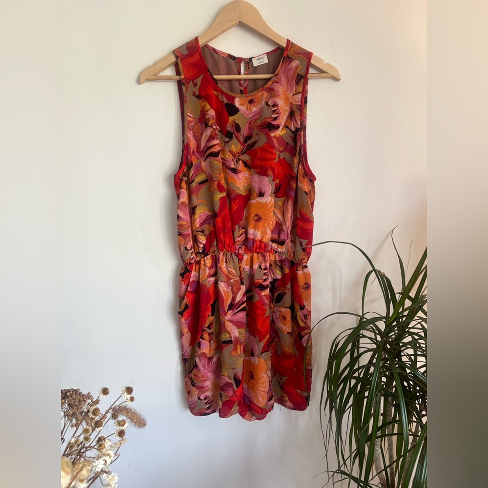 Aritzia Wilfred Rive Floral Romper